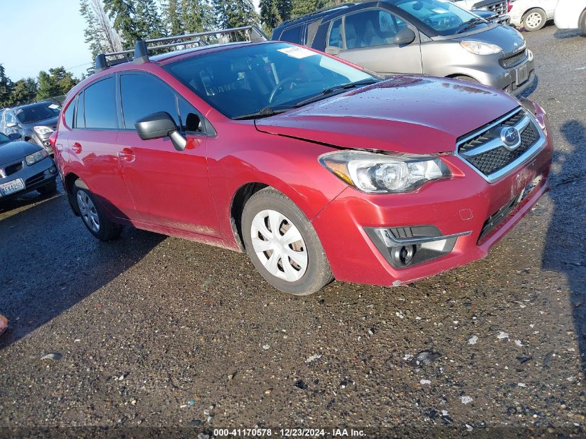 VIN JF1GPAA64GH287007 2016 Subaru Impreza, 2.0I no.1