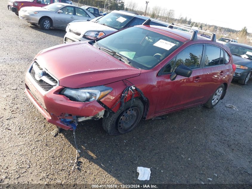 VIN JF1GPAA64GH287007 2016 Subaru Impreza, 2.0I no.2