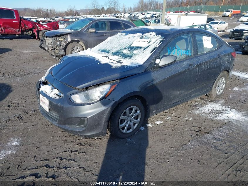 VIN KMHCT4AE1DU403789 2013 Hyundai Accent, Gls no.2