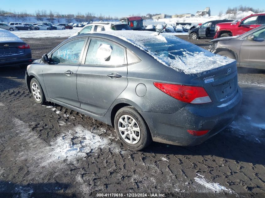 VIN KMHCT4AE1DU403789 2013 Hyundai Accent, Gls no.3