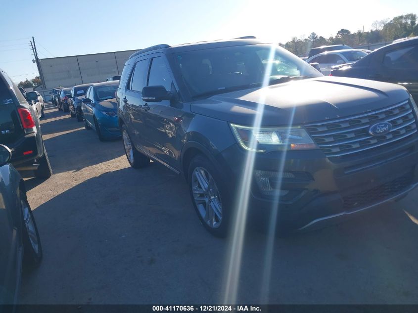 VIN 1FM5K7D83HGB39417 2017 Ford Explorer, Xlt no.1