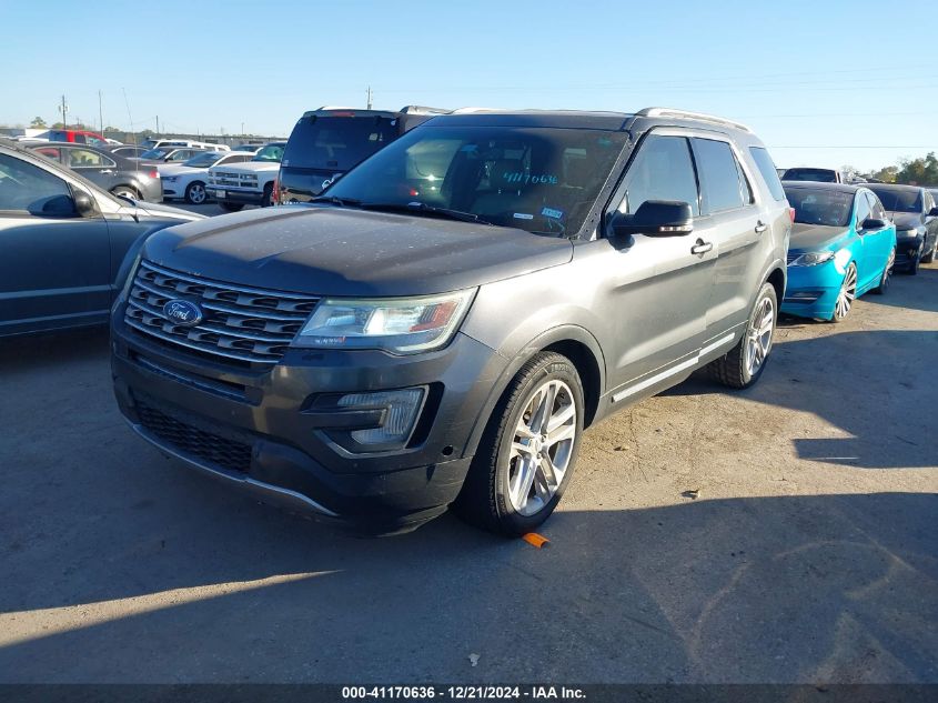 VIN 1FM5K7D83HGB39417 2017 Ford Explorer, Xlt no.2