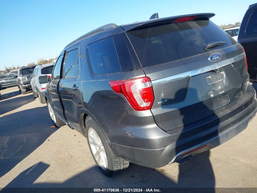 VIN 1FM5K7D83HGB39417 2017 Ford Explorer, Xlt no.3