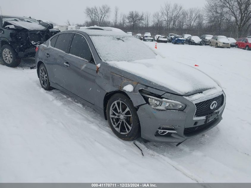 VIN JN1EV7AR1HM840261 2017 Infiniti Q50, 3.0T Signa... no.1