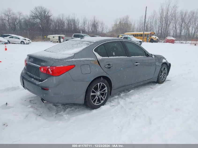 VIN JN1EV7AR1HM840261 2017 Infiniti Q50, 3.0T Signa... no.4