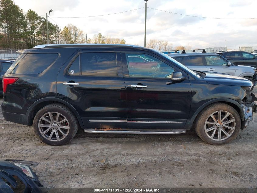 2017 Ford Explorer Limited VIN: 1FM5K7F85HGB82007 Lot: 41171131