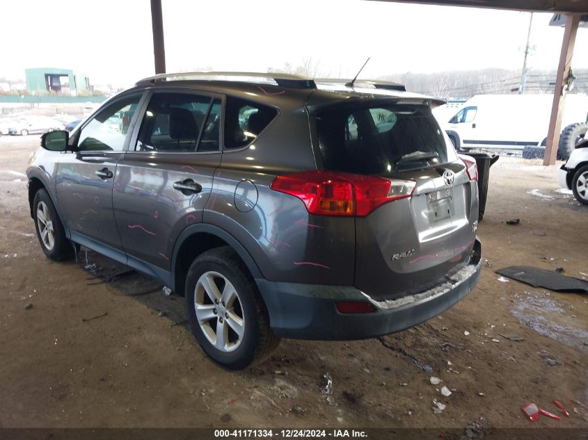 VIN JTMRFREV5D5027704 2013 Toyota RAV4, Xle no.3