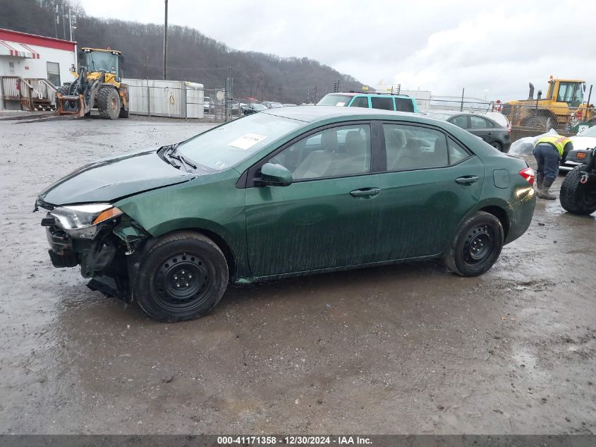 2016 Toyota Corolla Le VIN: 2T1BURHE3GC703948 Lot: 41171358