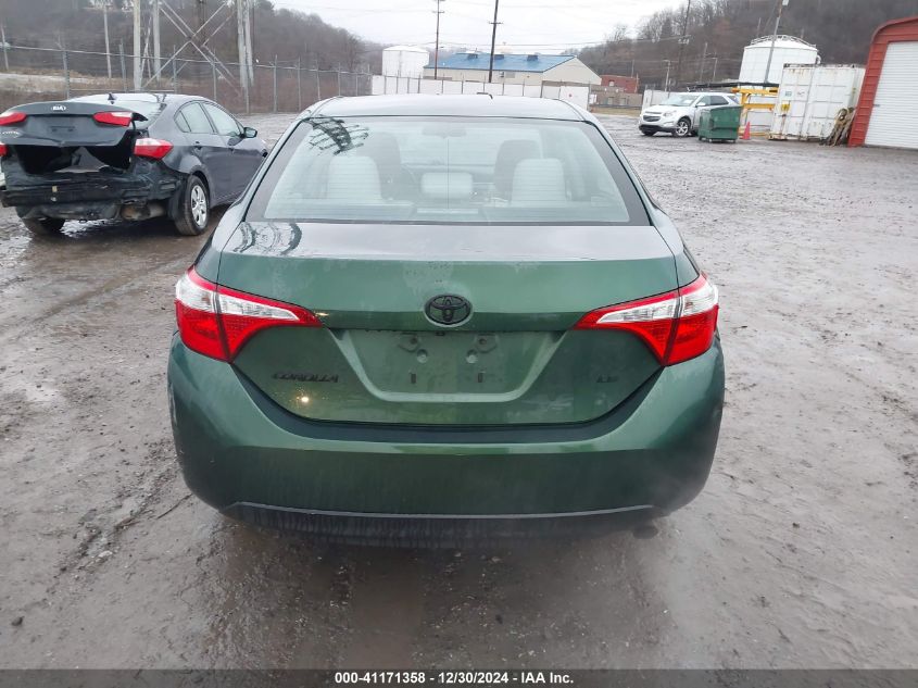 2016 Toyota Corolla Le VIN: 2T1BURHE3GC703948 Lot: 41171358