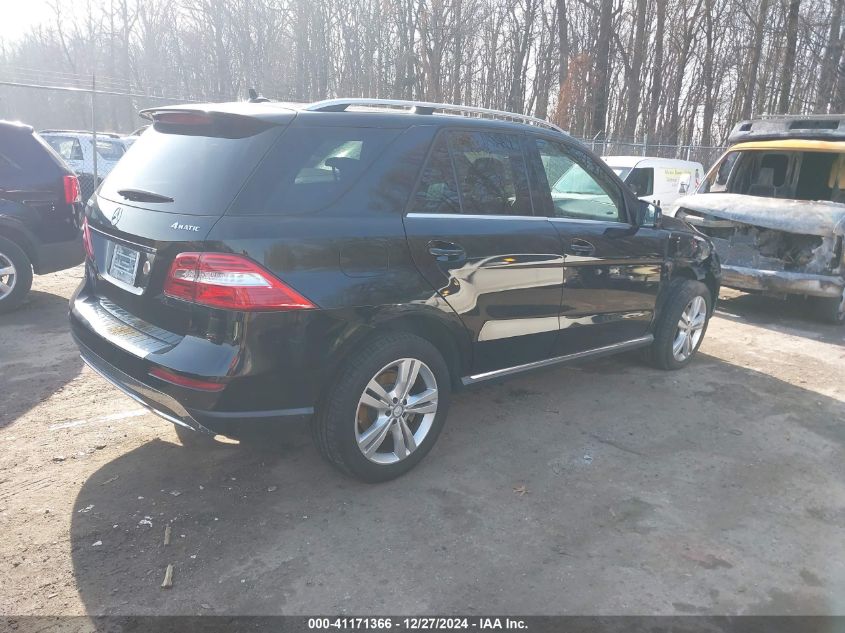 VIN 4JGDA5HBXEA376610 2014 MERCEDES-BENZ ML 350 no.4