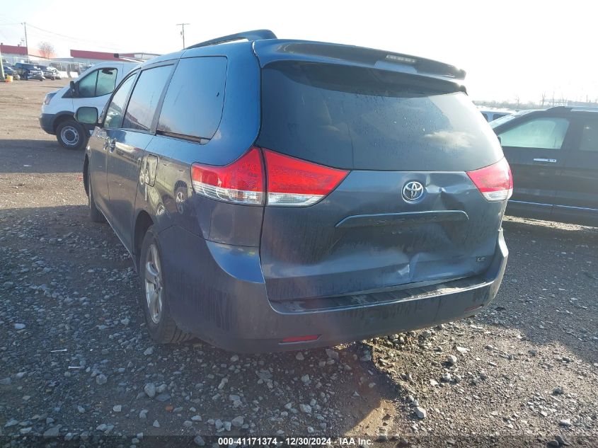 VIN 5TDKK3DC3ES491306 2014 Toyota Sienna, Le V6 8 P... no.3