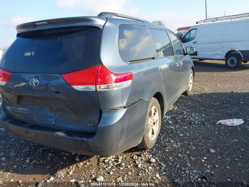 VIN 5TDKK3DC3ES491306 2014 Toyota Sienna, Le V6 8 P... no.4