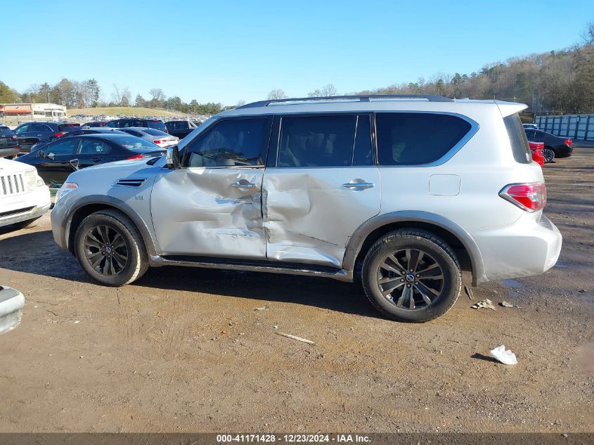 2017 Nissan Armada Platinum VIN: JN8AY2NC5H9503286 Lot: 41171428