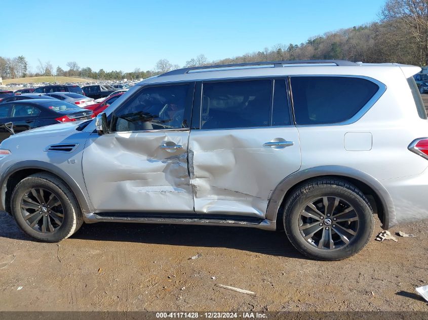 2017 Nissan Armada Platinum VIN: JN8AY2NC5H9503286 Lot: 41171428