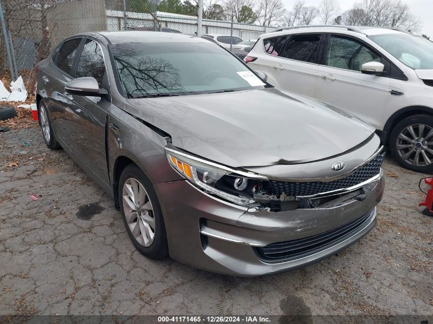 VIN 5XXGU4L38GG050654 2016 KIA Optima, EX no.1