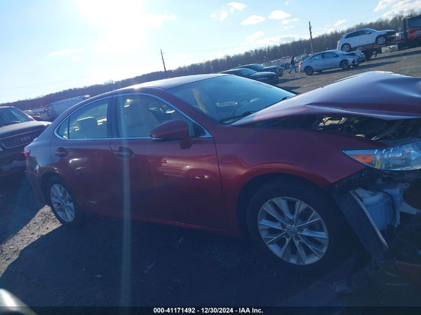 VIN JTHBW1GG6E2075229 2014 LEXUS ES 300H no.13