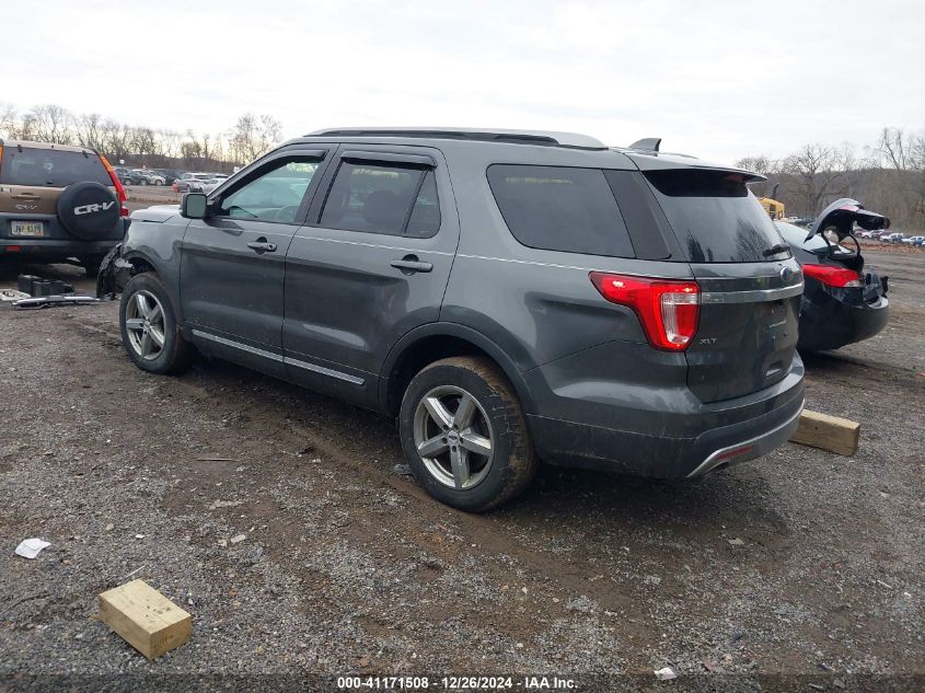 VIN 1FM5K8D89HGE41445 2017 FORD EXPLORER no.3