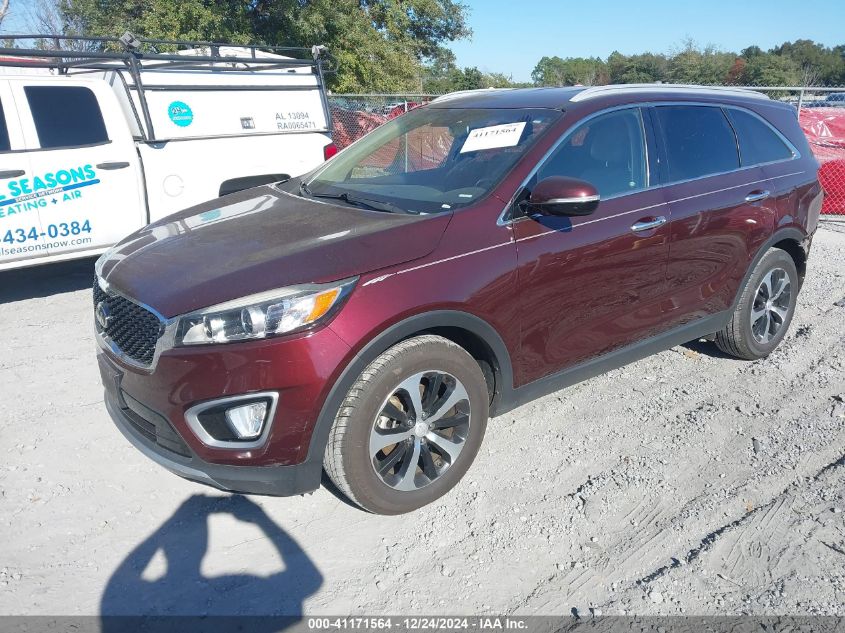 2017 KIA SORENTO 3.3L EX - 5XYPH4A53HG232834