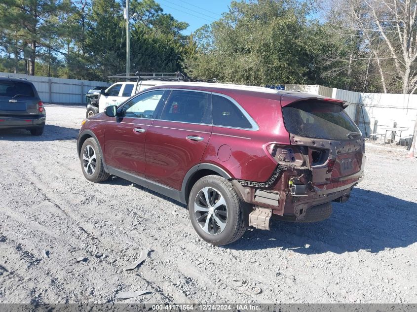 2017 KIA SORENTO 3.3L EX - 5XYPH4A53HG232834