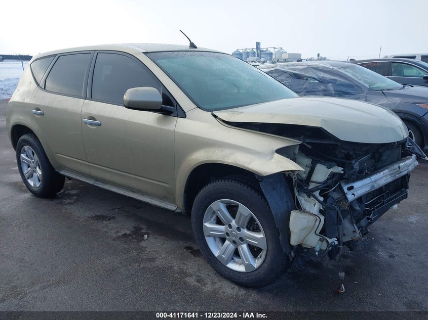 2006 NISSAN MURANO VIN: JN8AZ08W46W519906