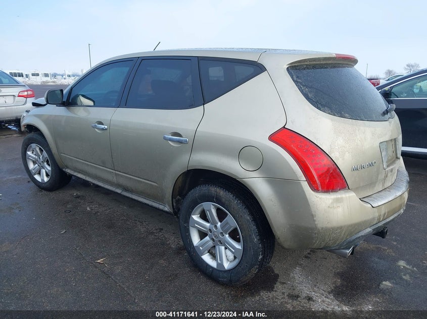 2006 NISSAN MURANO VIN: JN8AZ08W46W519906