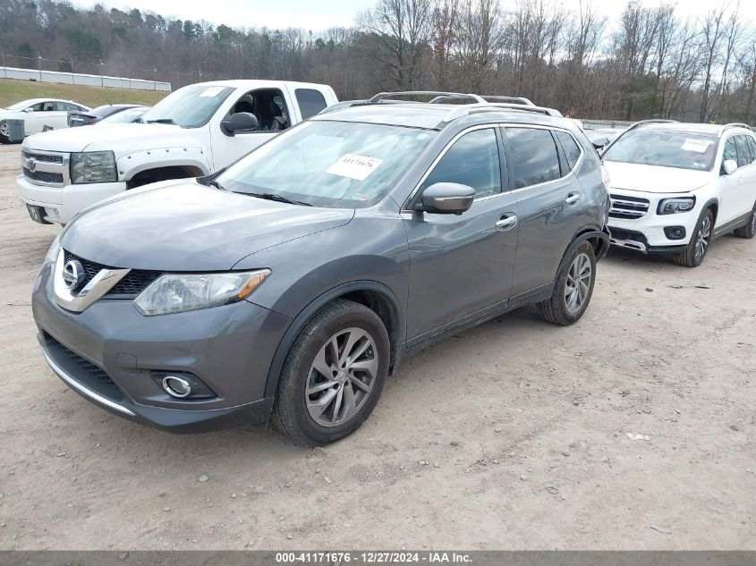 VIN 5N1AT2MV2EC792537 2014 Nissan Rogue, SL no.2