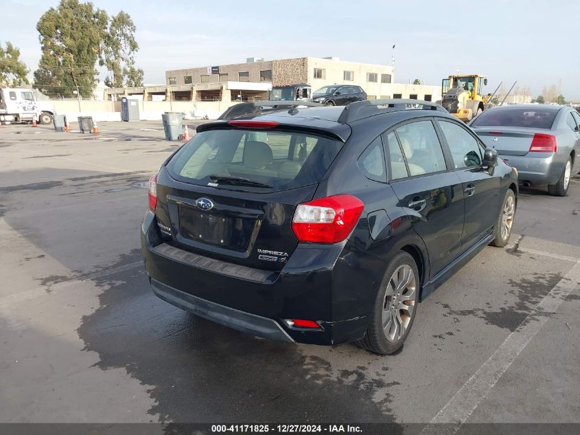 2014 SUBARU IMPREZA 2.0I SPORT PREMIUM - JF1GPAL63E8245535