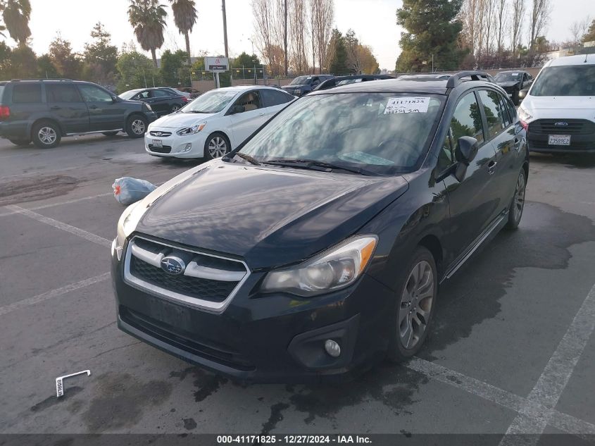 2014 SUBARU IMPREZA 2.0I SPORT PREMIUM - JF1GPAL63E8245535