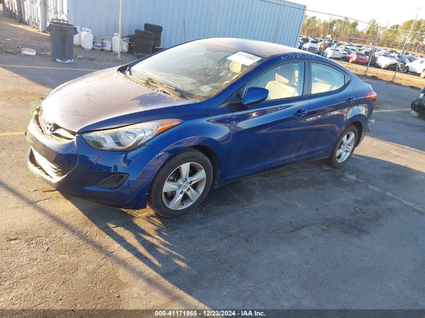 VIN KMHDH4AE8DU763003 2013 HYUNDAI ELANTRA no.2