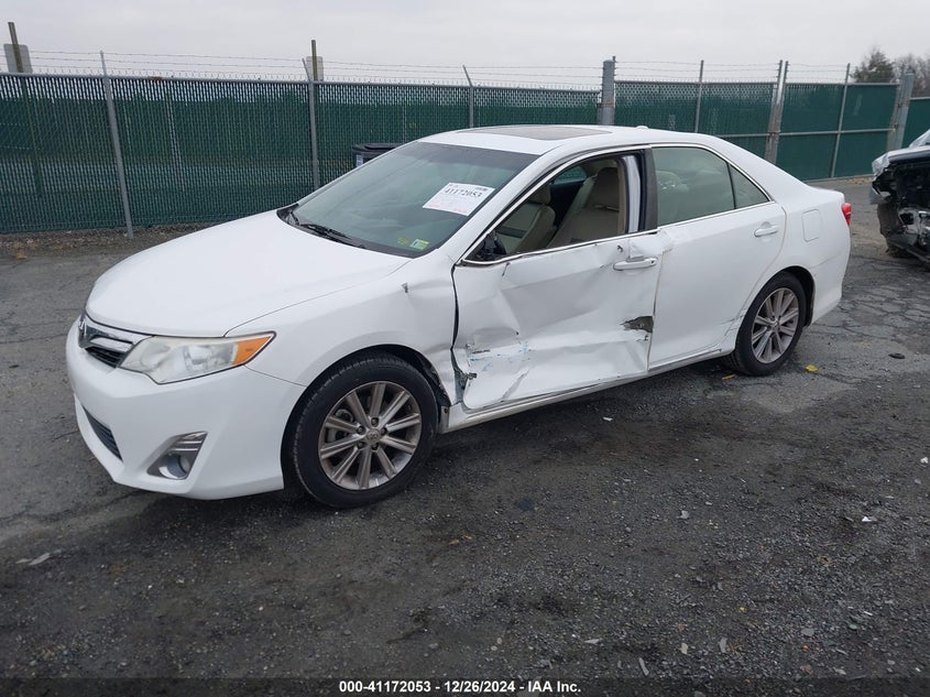 2014 TOYO CAMRY XLE AUTOMATIC VIN: 4T4BF1FKXER346001