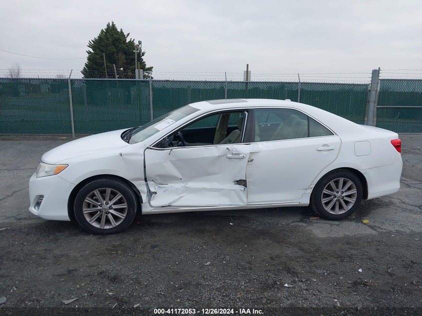 2014 TOYO CAMRY XLE AUTOMATIC VIN: 4T4BF1FKXER346001