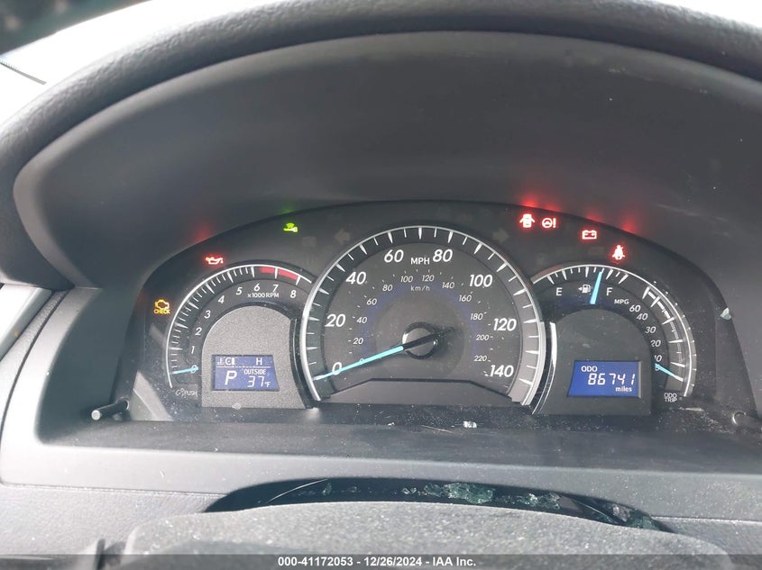 2014 TOYO CAMRY XLE AUTOMATIC VIN: 4T4BF1FKXER346001