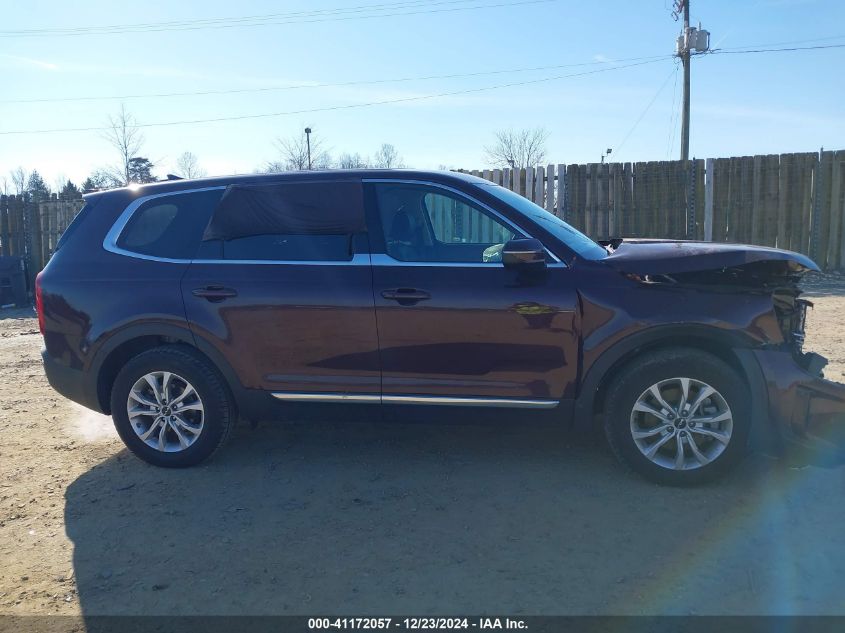 2022 Kia Telluride Lx VIN: 5XYP2DHC0NG283953 Lot: 41172057