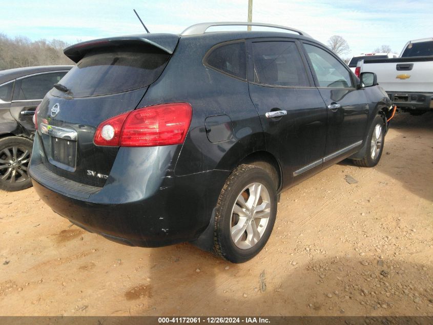 VIN JN8AS5MVXDW622940 2013 Nissan Rogue, SV no.4