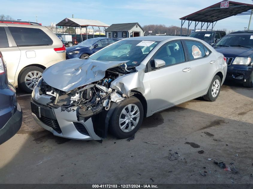 VIN 2T1BURHE5FC372417 2015 Toyota Corolla, L no.2