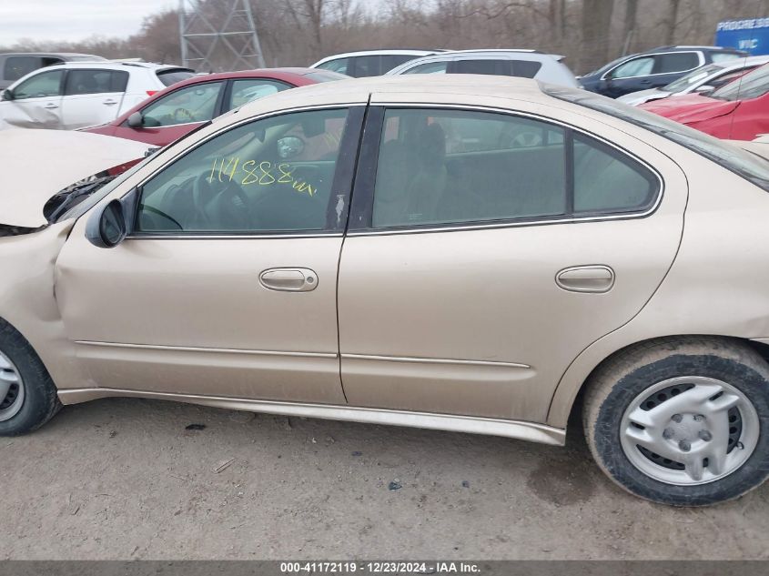 2003 Pontiac Grand Am Se1 VIN: 1G2NF52E83M514934 Lot: 41172119