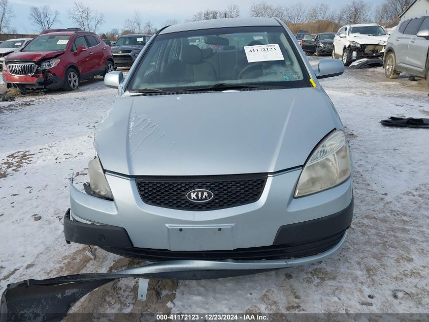 2008 Kia Rio Lx VIN: KNADE123486381647 Lot: 41172123