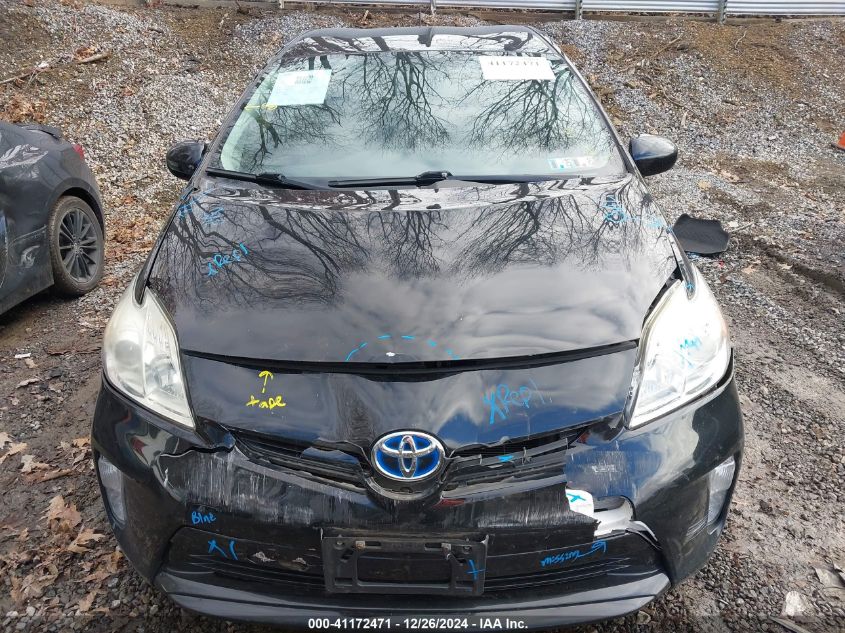 VIN JTDKN3DU6E1748133 2014 TOYOTA PRIUS no.12