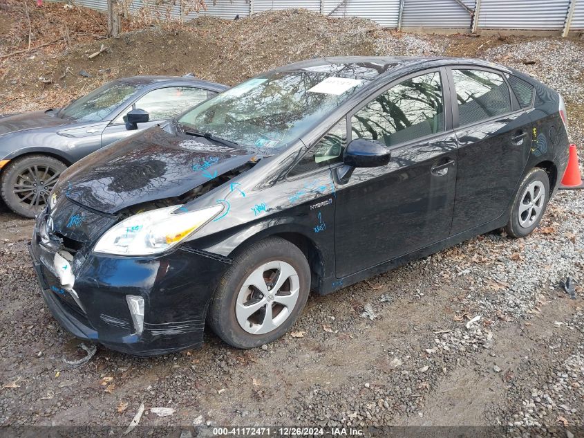 VIN JTDKN3DU6E1748133 2014 TOYOTA PRIUS no.2