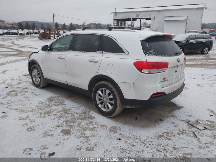 VIN 5XYPGDA31HG290359 2017 KIA Sorento, 2.4L Lx no.3