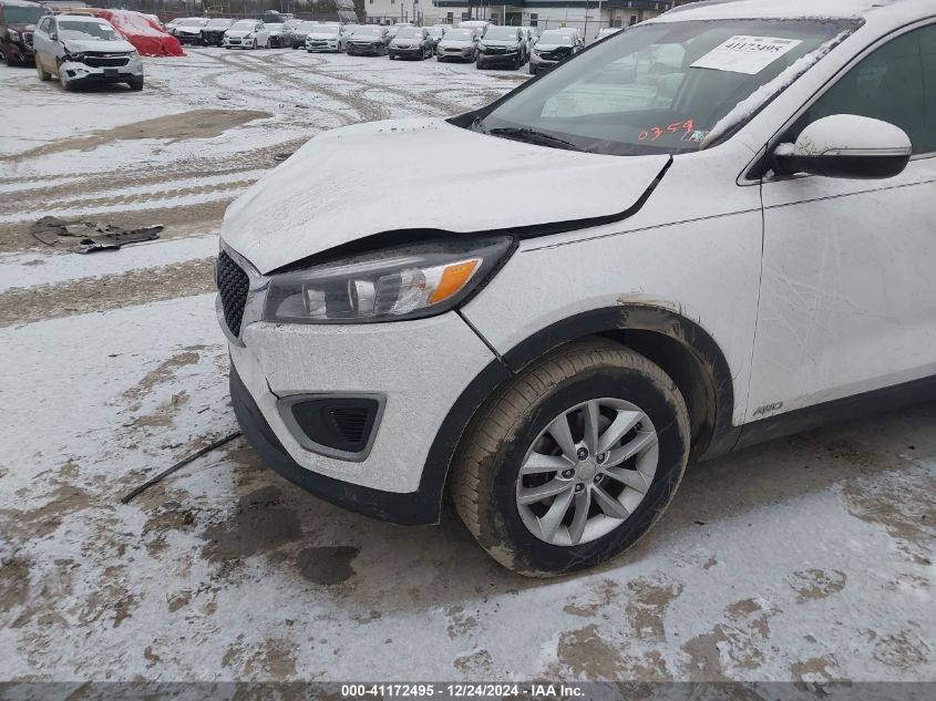 VIN 5XYPGDA31HG290359 2017 KIA Sorento, 2.4L Lx no.6