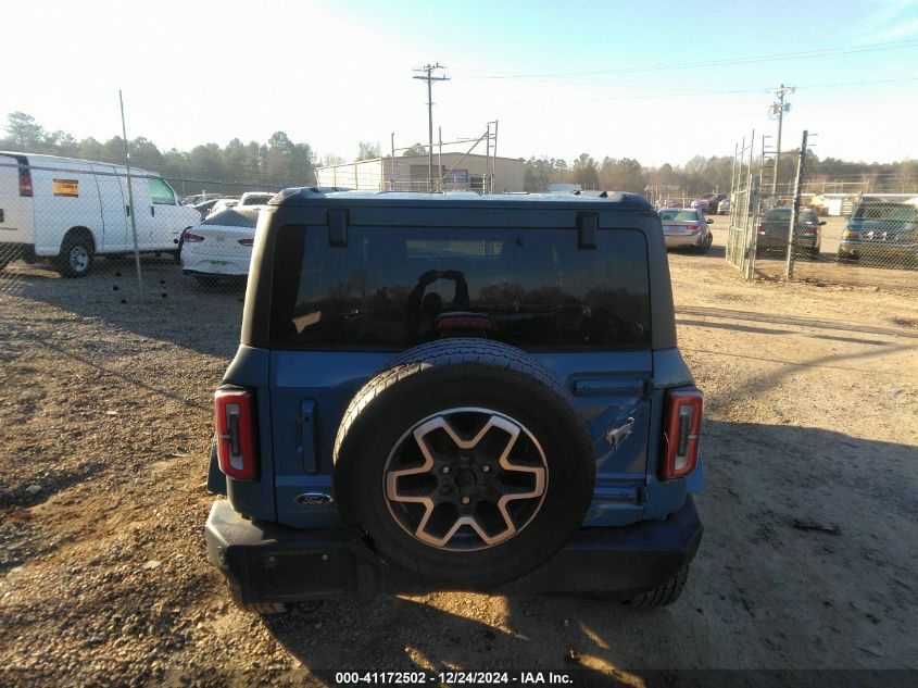 2021 Ford Bronco Outer Banks VIN: 1FMDE5BH0MLA80029 Lot: 41172502