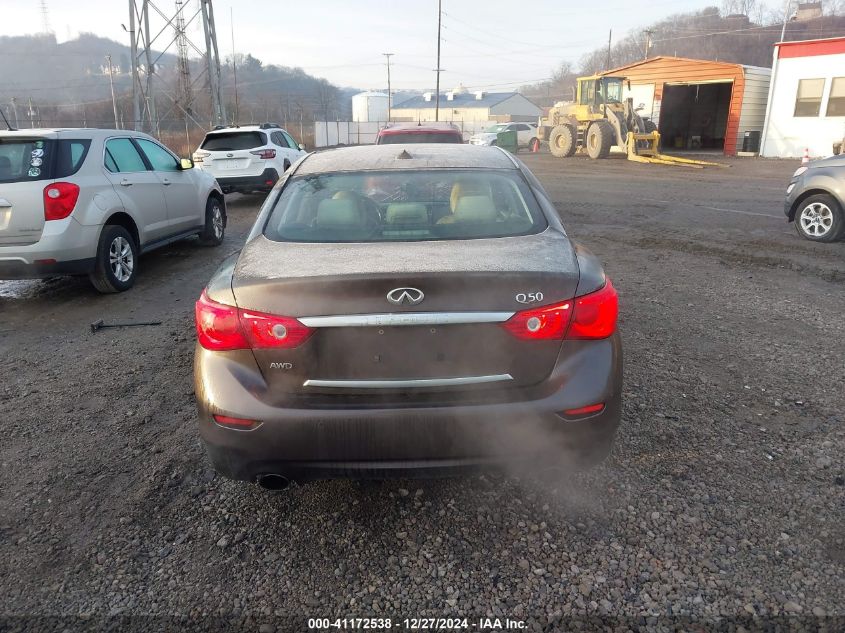 VIN JN1BV7AR5EM690573 2014 Infiniti Q50, Premium no.16