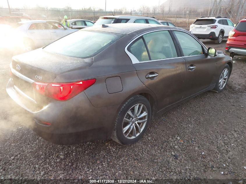 VIN JN1BV7AR5EM690573 2014 Infiniti Q50, Premium no.4