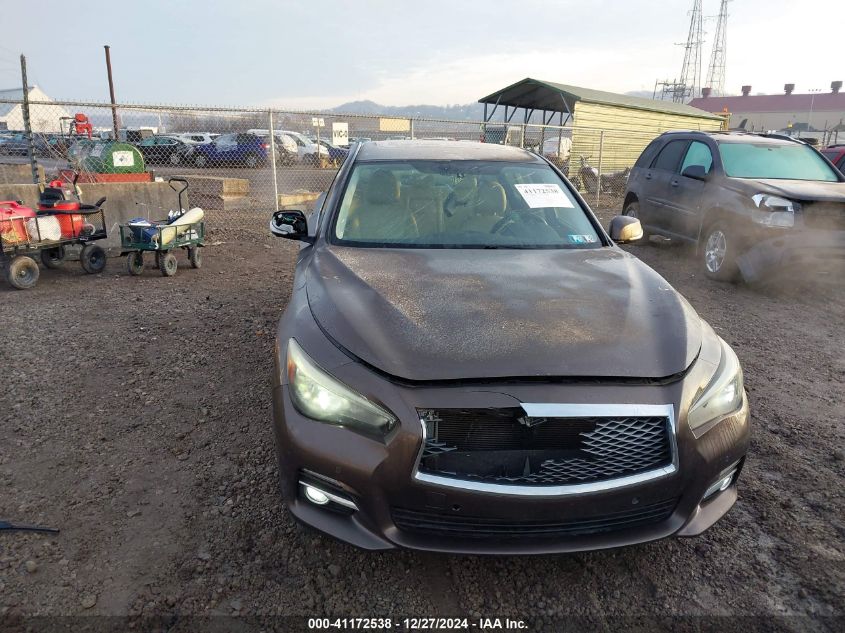 VIN JN1BV7AR5EM690573 2014 Infiniti Q50, Premium no.6