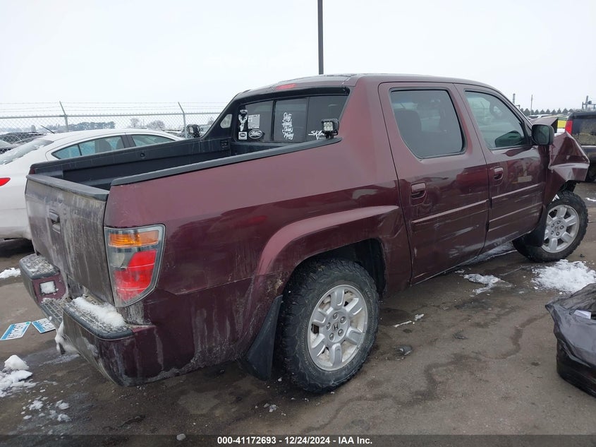2007 HONDA RIDGELINE VIN: 2HJYK16527H531319