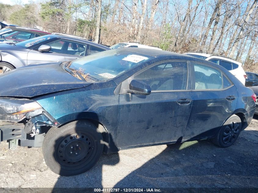 2019 Toyota Corolla Le VIN: 5YFBURHE6KP924940 Lot: 41172797