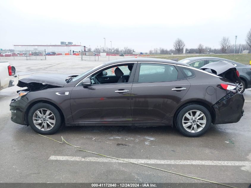 2018 Kia Optima Lx VIN: KNAGT4L33J5233407 Lot: 41172840