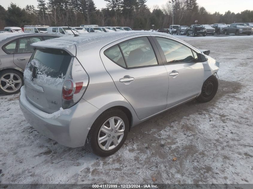 VIN JTDKDTB36D1044459 2013 Toyota Prius, C Two no.4