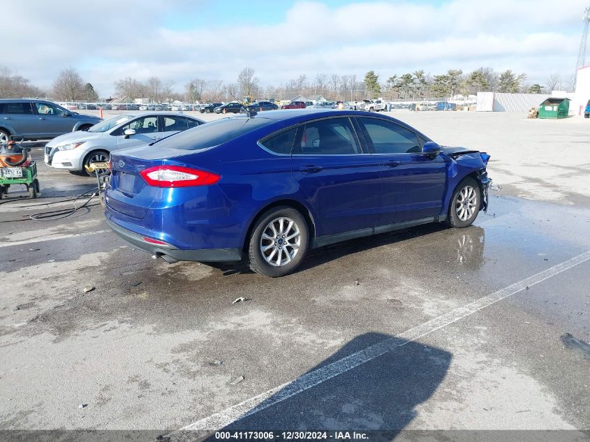 VIN 1FA6P0G71G5116044 2016 Ford Fusion, S no.4